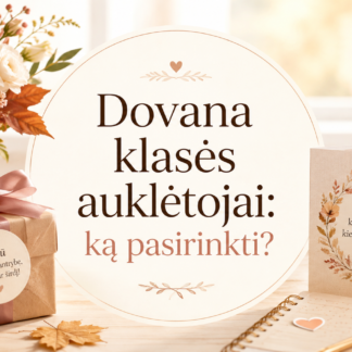 Dovana auklėtojai