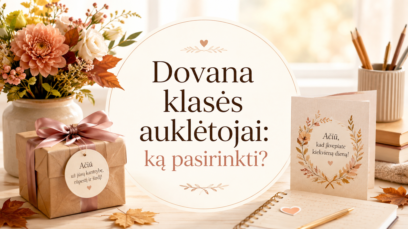 Dovana auklėtojai